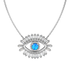 Blue Devil Eye Necklace