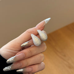 Chunky WaterDrop Hoops