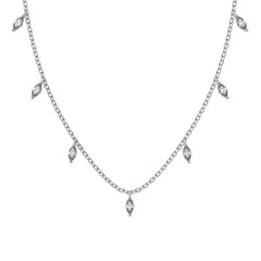 Marquis Teardrop Necklace