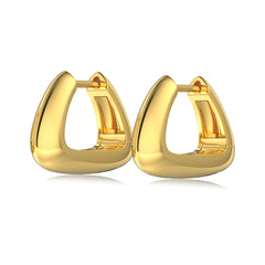 Squared Hoop Earrings