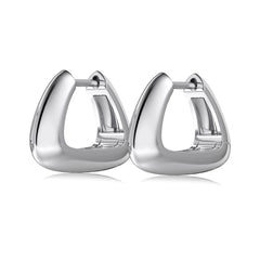 Squared Hoop Earrings