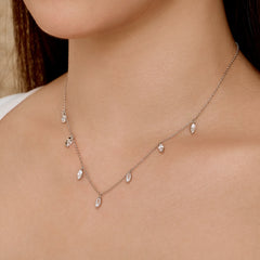 Marquis Teardrop Necklace