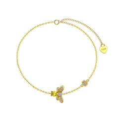 Crystal Bee Bracelet