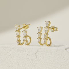 Double Eternity Earrings