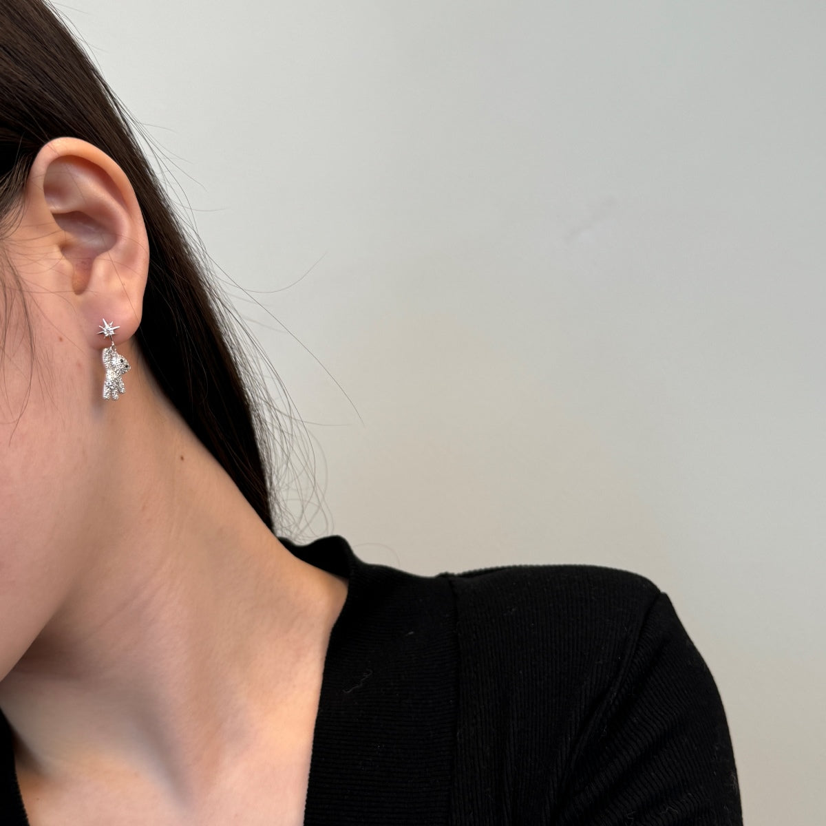 Twinkling Teddy Earrings