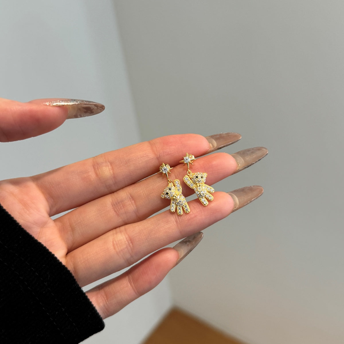 Twinkling Teddy Earrings