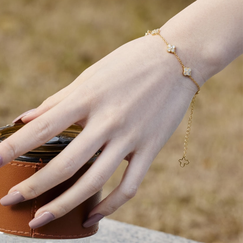 Five Leaf Clover Bracelet