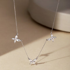 Multi Butterfly Necklace