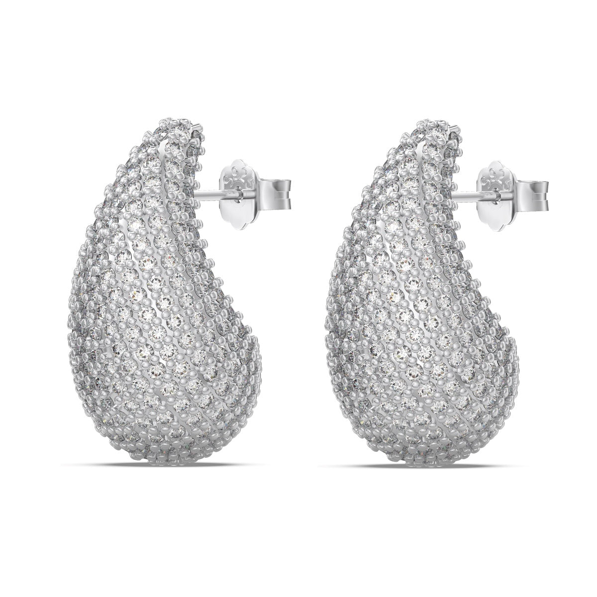 Chunky WaterDrop Hoops