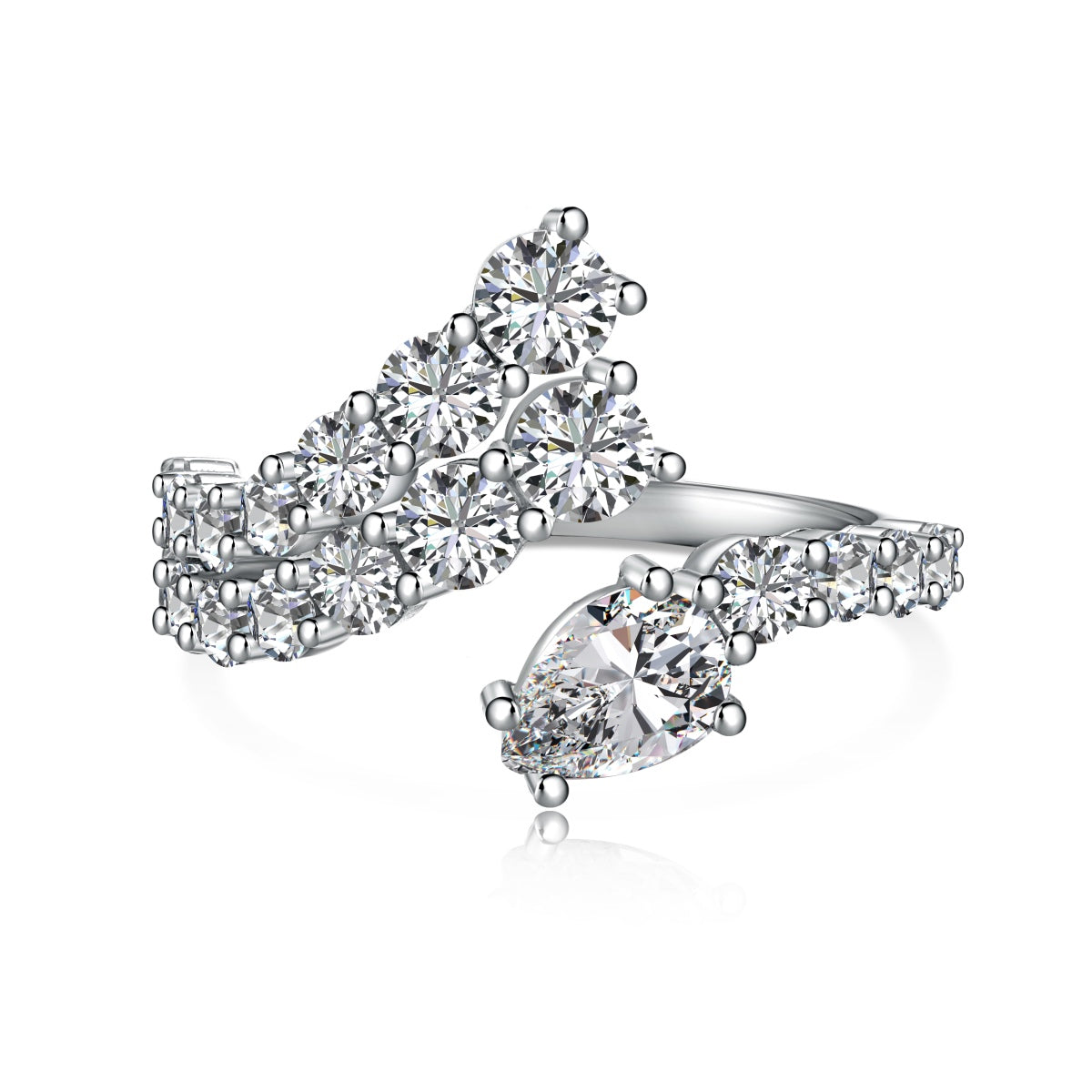 Crossover Twist Ring