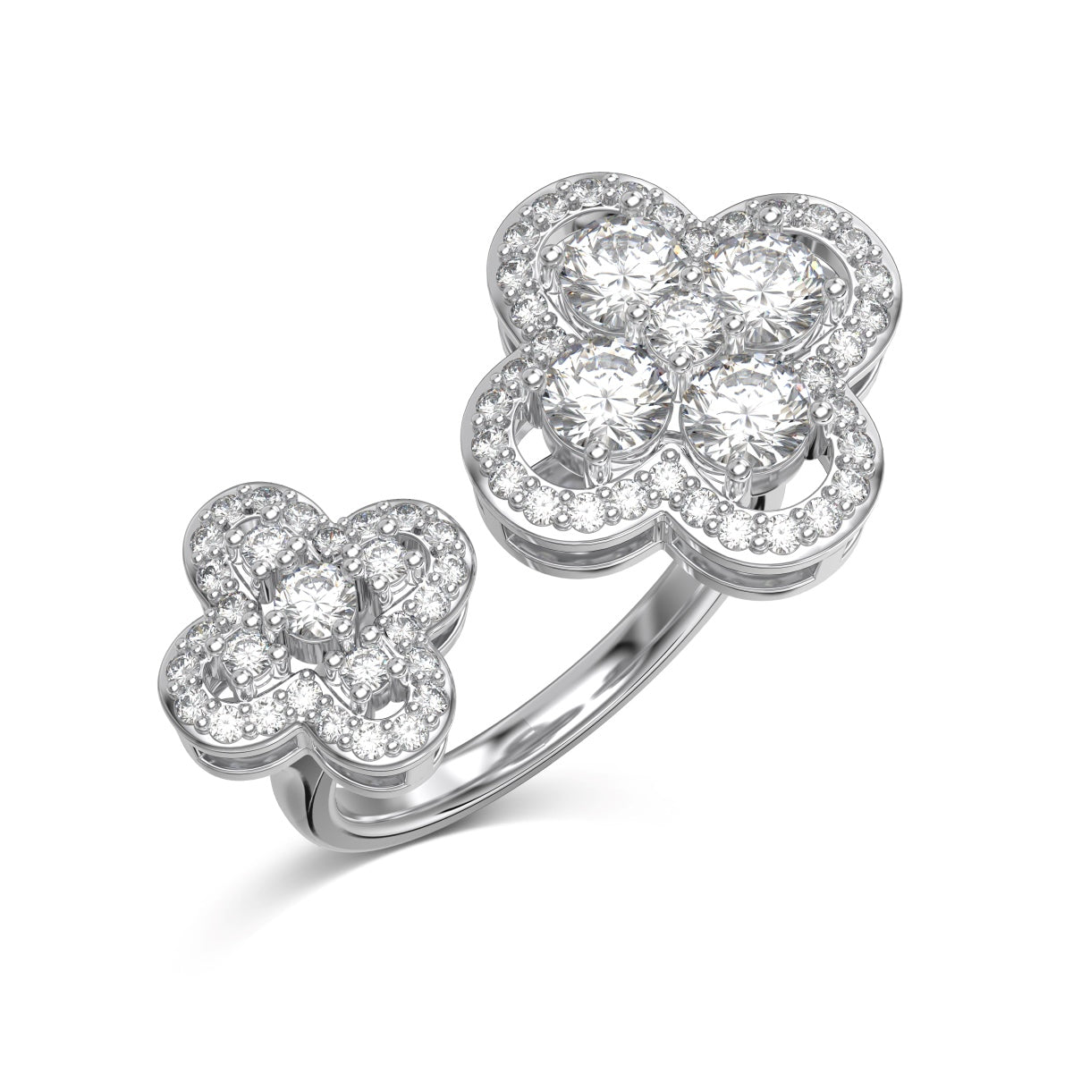 Double Clover Ring