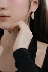 Baguette Leaf Earrings