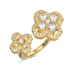 Double Clover Ring