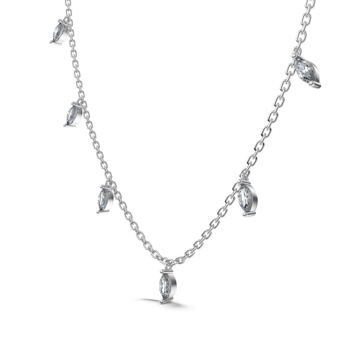 Marquis Teardrop Necklace